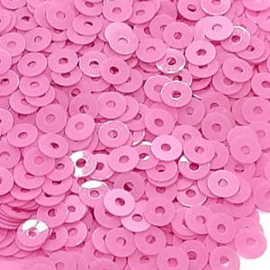 Пайетки плоские 3504 Rosa Fucsia Opaline (розовая фуксия глянцевая). Вес: 2 г.