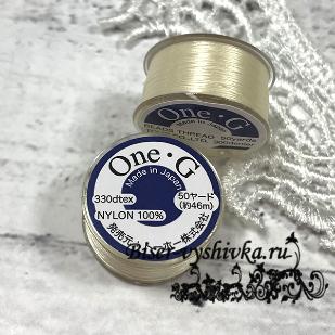 TOHO One-G. Цвет #13 кремовый (Cream). Катушка 45,7м. Япония  1шт.