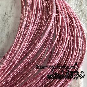 Канитель жесткая. Цвет: нежно-розовый. Размер: 1,0 мм. арт. 059756. Вес: 5 гр.