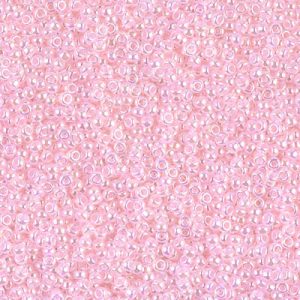 Miyuki, круглый 15/0 (RR-0517). Цвет: бледно-розовый цейлон (Pale Pink Ceylon).