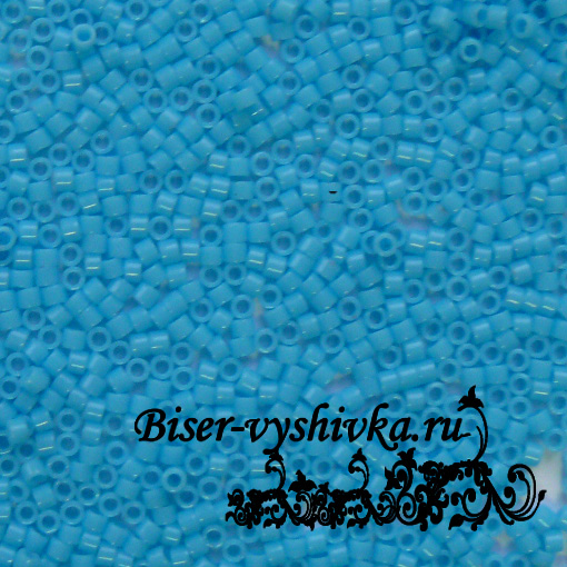MIYUKI Delica 11/0 DB-0725. Цвет: непрозрачный бирюзовый голубой.10гр.