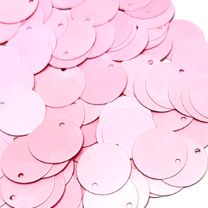 Пайетки плоские со смещенной дырочкой Rosa (нежно-розовый глянец). Вес: 2 г.