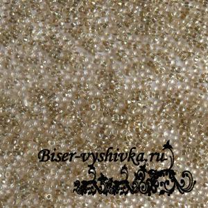 Miyuki, круглый 15/0 (RR-2195). Прозрачный серо-коричневый кристалл АВ.