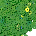 Пайетки плоские 7353 Verde Lime IRIDATO (лайм радужный). Вес: 2 г. от интернет-магазина biser-vyshivka.ru  Пайетки плоские 7353 Verde Lime IRIDATO (лайм радужный). Вес: 2 г.