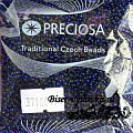 Бисер PRECIOSA №10 арт. 37100 2кат. Прозрачный фиолетовый огонек RH (круглое отверстие). 50гр. от интернет-магазина biser-vyshivka.ru  Бисер PRECIOSA №10 арт. 37100 2кат. Прозрачный фиолетовый огонек RH (круглое отверстие). 50гр.