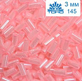 Стеклярус TOHO (Bugle TOHO) #145. Невинно-розовый цейлон (Ceylon Innocent Pink). Вес: 5 гр. от интернет-магазина biser-vyshivka.ru  Стеклярус TOHO (Bugle TOHO) #145. Невинно-розовый цейлон (Ceylon Innocent Pink). Вес: 5 гр.