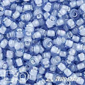 TOHO 11/0 TR-0933. Голубой с белой серединкой (Lt Sapphire/White-Lined) от интернет-магазина biser-vyshivka.ru  TOHO 11/0 TR-0933. Голубой с белой серединкой (Lt Sapphire/White-Lined)