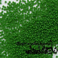Miyuki 15/0 (RR-0411). Непрозрачный зеленый. от интернет-магазина biser-vyshivka.ru  Miyuki 15/0 (RR-0411). Непрозрачный зеленый.
