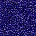 Miyuki 15/0 (RR-0020). Прозрачный синий с серебряной линией. от интернет-магазина biser-vyshivka.ru  Miyuki 15/0 (RR-0020). Прозрачный синий с серебряной линией.