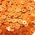 Пайетки плоские ARANCIO PORCELLANA (апельсин) лаковый. Вес: 2г. от интернет-магазина biser-vyshivka.ru  Пайетки плоские ARANCIO PORCELLANA (апельсин) лаковый. Вес: 2г.