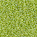 Miyuki 11/0 (RR-0143FR). Прозрачный св. зеленый матовый АВ (Matted Transp Chartreuse AB) от интернет-магазина biser-vyshivka.ru  Miyuki 11/0 (RR-0143FR). Прозрачный св. зеленый матовый АВ (Matted Transp Chartreuse AB)