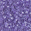 MIYUKI Delica 8/0 DBL-0249. Цвет: сиреневый блеск (Lined Crystal Purple Luster)