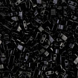MIYUKI Half TILA (HTL-0401). Непрозрачный черный (Opaque Black). от интернет-магазина biser-vyshivka.ru  MIYUKI Half TILA (HTL-0401). Непрозрачный черный (Opaque Black).