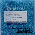 Бисер PRECIOSA №10 арт. 17165 1кат. Полупрозрачный синий джинс блестящий. 50гр. от интернет-магазина biser-vyshivka.ru  Бисер PRECIOSA №10 арт. 17165 1кат. Полупрозрачный синий джинс блестящий. 50гр.