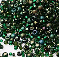 Бисер TOHO mix #3209 Бонсай-Смесь зеленого и черного цветов (Bonsai- Green/Black Mix). от интернет-магазина biser-vyshivka.ru  Бисер TOHO mix #3209 Бонсай-Смесь зеленого и черного цветов (Bonsai- Green/Black Mix).