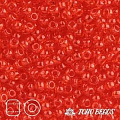 TOHO 11/0 TR-0005. Прозрачный светло красный рубин (Transparent Lt Siam Ruby)  от интернет-магазина biser-vyshivka.ru  TOHO 11/0 TR-0005. Прозрачный светло красный рубин (Transparent Lt Siam Ruby)